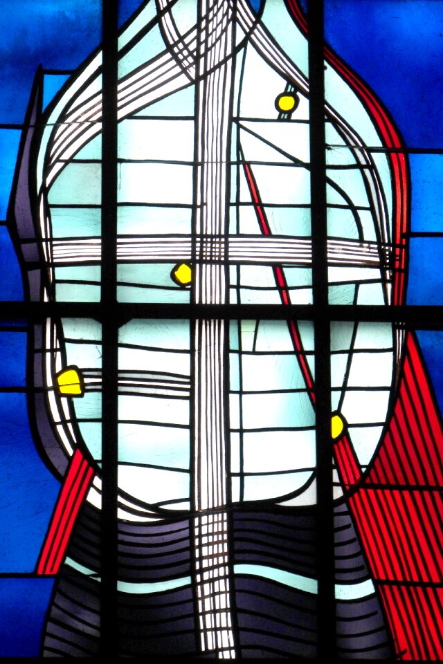 Würzburg church window glass window