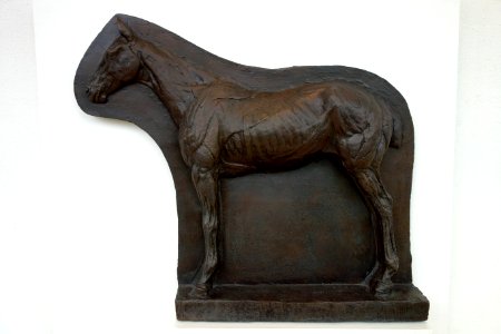 Horse by Thomas Eakins, undated, bronze - Brandywine River Museum - DSC01942
