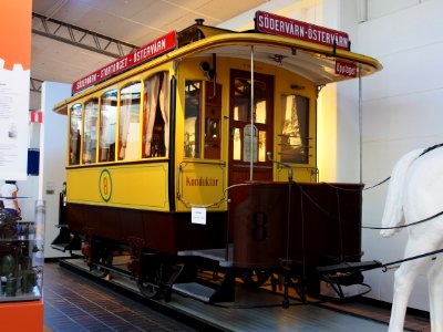 Horsecar or horse-drawn tram line 8 Södervärn-Östervärn, pic1