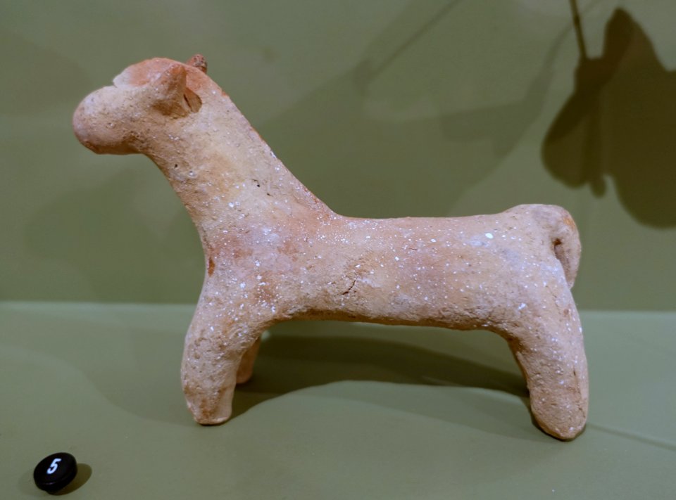 Horse figurine, Iron Age, terracotta - Harvard Semitic Museum - Cambridge, MA - DSC06047