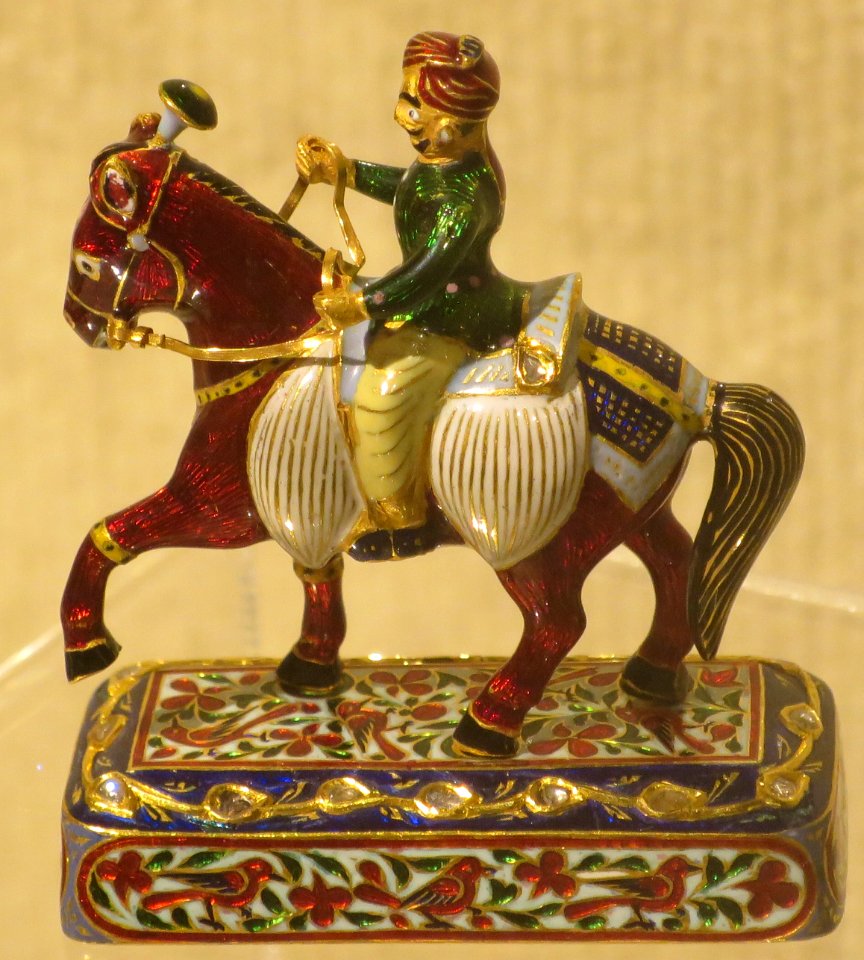 Horse with rider from Jaipur, Doris Duke Foundation 44.34.1