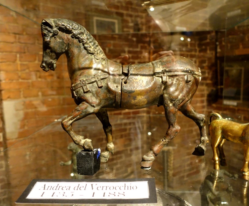 Horse (model), Andrea Verrocchio, 1480, bronze - Kulenovic Collection - Karlskrona, Sweden - DSC08532