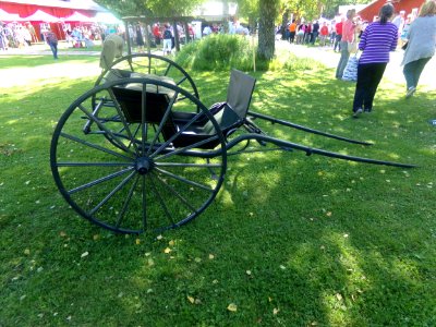 Horse cart at Gammelgården