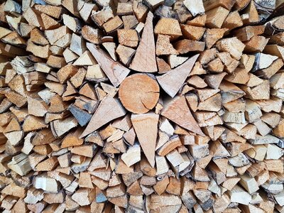 Holzstapel wood stack