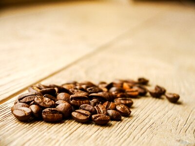Coffee beans benefit from hot photo