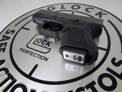 Glock 26 punisher handgun photo
