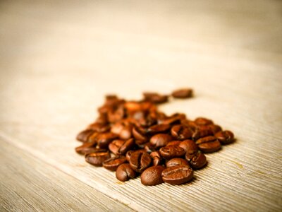 Coffee beans benefit from hot