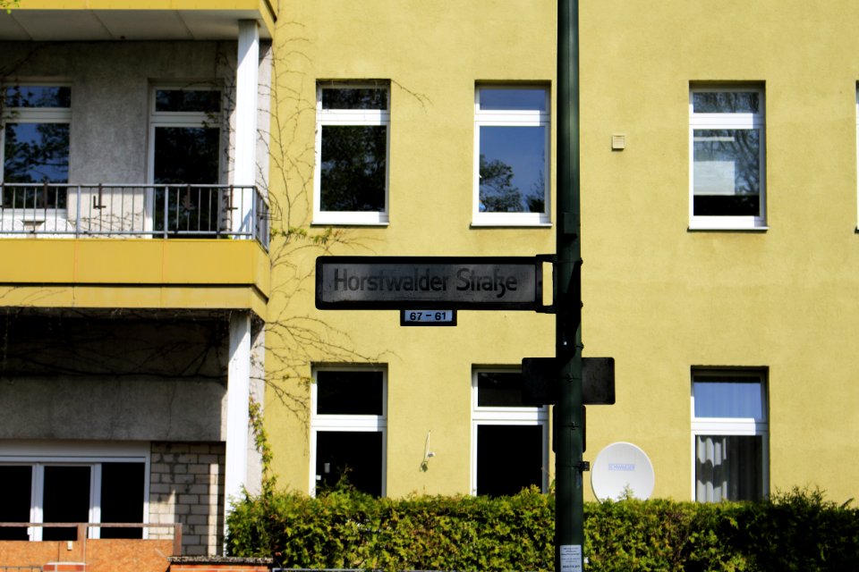 Horstwalder Straße Straßenschild 1