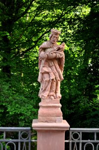 Hornau, Liederbachbrücke, Hl. Nepomuk