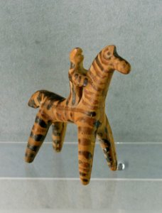 Horse and rider figurine, Boeotia, 2nd quarter of 6th century BC, H 3884 - Martin von Wagner Museum - Würzburg, Germany - DSC05650