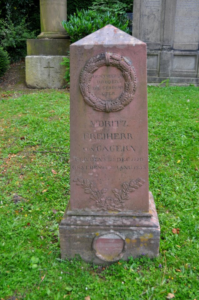 Hornau, Grab von Moritz von Gagern (1770-1835)