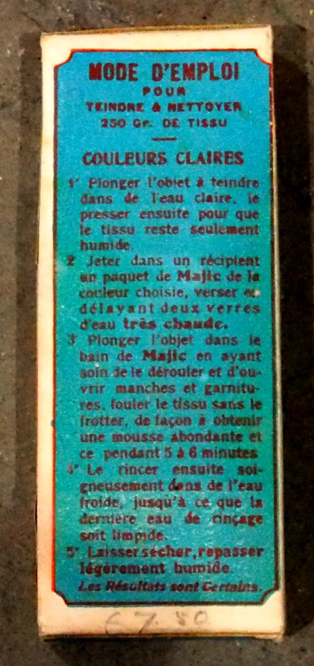 Household products, Majic Savon teinture de ménage pic3