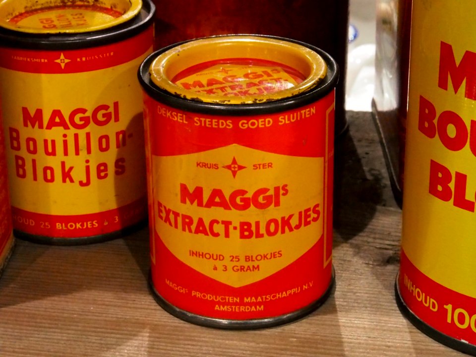 Household products, Maggi extract-blokjes