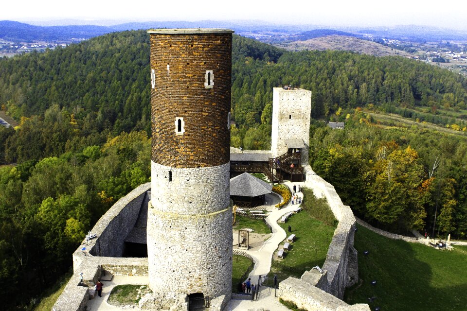 Monument chęciny castle tower