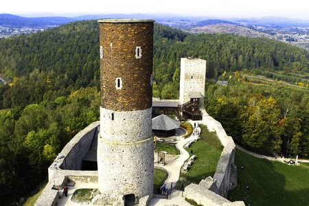 Monument chęciny castle tower