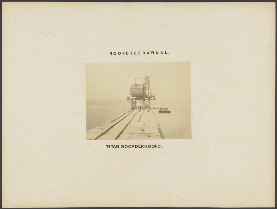 Houten takelinstallatie (Titan) op het Noorderhoofd, Bestanddeelnr 563