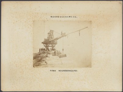 Houten takelinstallatie (Titan) op het Noorderhoofd, Bestanddeelnr 807