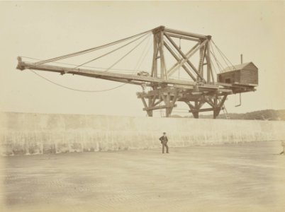 Houten takelinstallatie (Titan) op het Noorderhoofd, Bestanddeelnr 562 (crop)