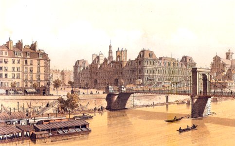 Hotel de Ville Paris Hoffbauer 1842