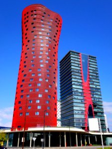 Hospitalet de Llobregat - Plaza de Europa, Torres de Toyo Ito (Torres Porta Fira), Hotel Porta Fira y Torre Realia BCN 04