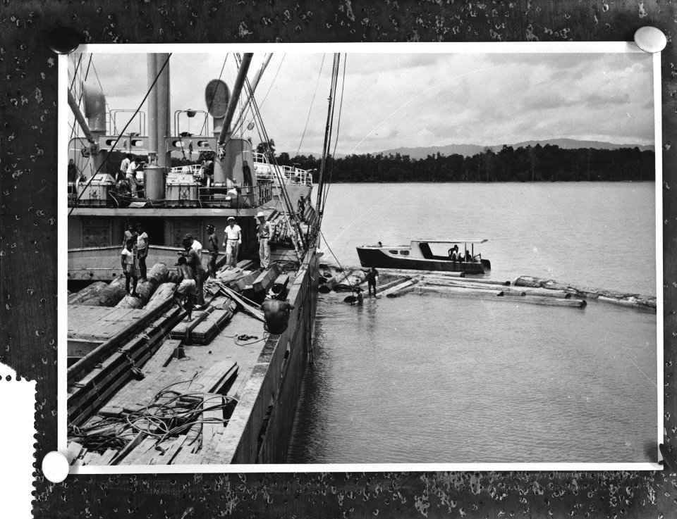 Houtexport uit Nederlands Nieuw Guinea naar Japan, Bestanddeelnr 910-6381
