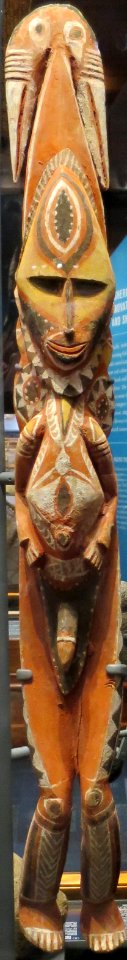 House post image, Abelam people, Papua New Guinea, Bishop Museum, D.03712