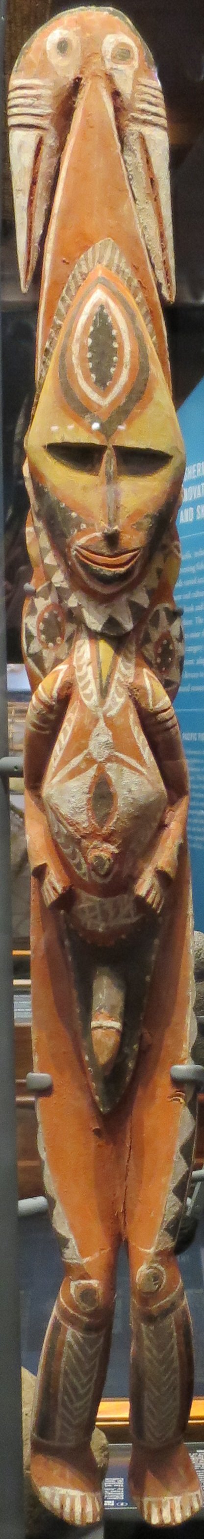House post image, Abelam people, Papua New Guinea, Bishop Museum, D.03712