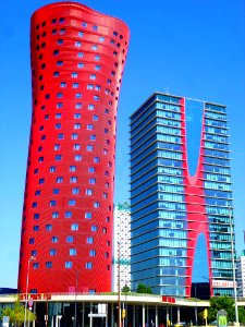 Hospitalet de Llobregat - Plaza de Europa, Torres de Toyo Ito (Torres Porta Fira), Hotel Porta Fira y Torre Realia BCN 14