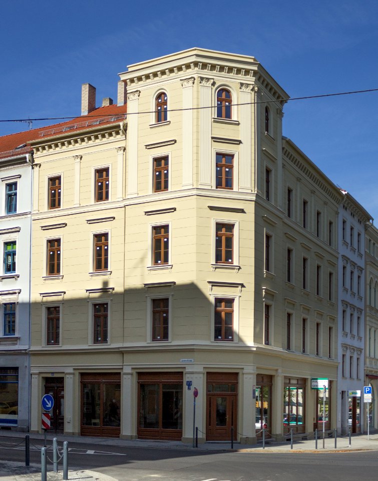 Hospitalstraße 44, Görlitz (Blick von Jakobstraße)