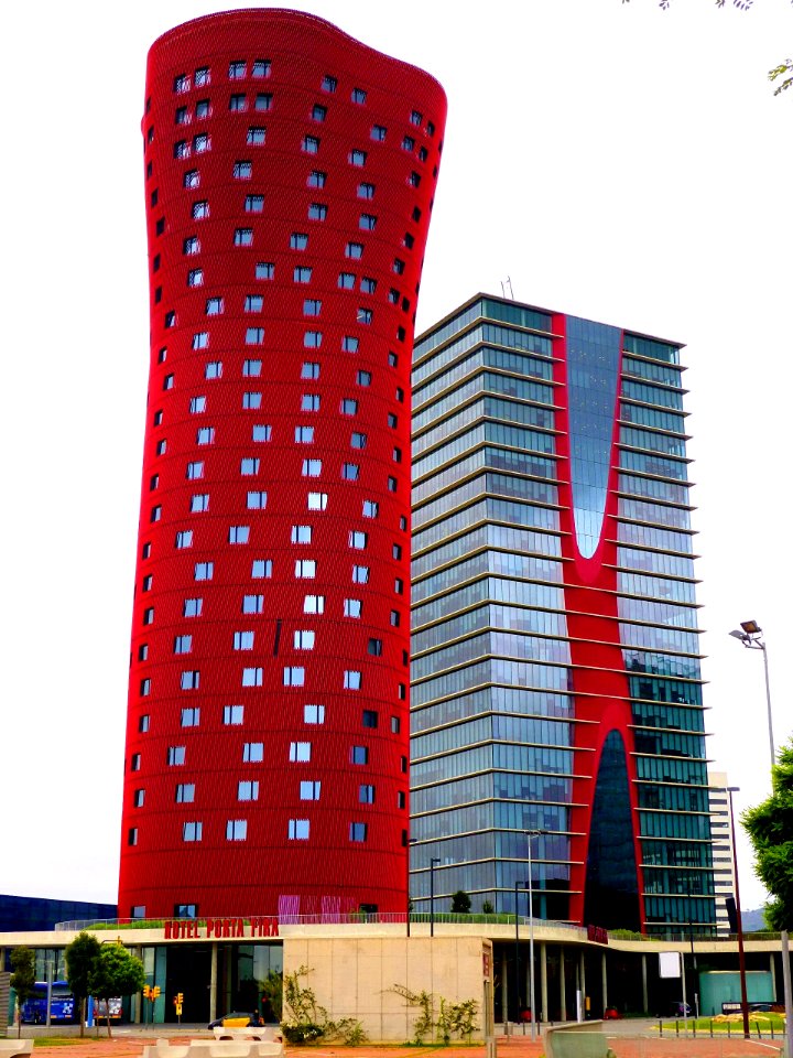 Hospitalet de Llobregat - Plaza de Europa, Torres de Toyo Ito (Torres Porta Fira), Hotel Porta Fira y Torre Realia BCN 07