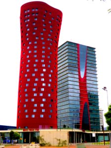 Hospitalet de Llobregat - Plaza de Europa, Torres de Toyo Ito (Torres Porta Fira), Hotel Porta Fira y Torre Realia BCN 07