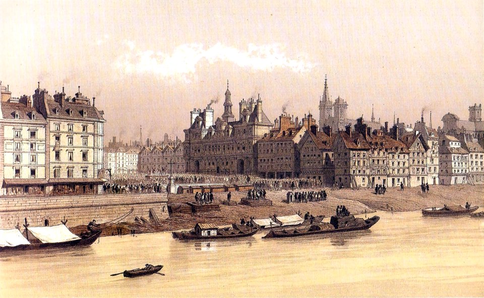 Hotel de Ville Paris Hoffbauer 1740