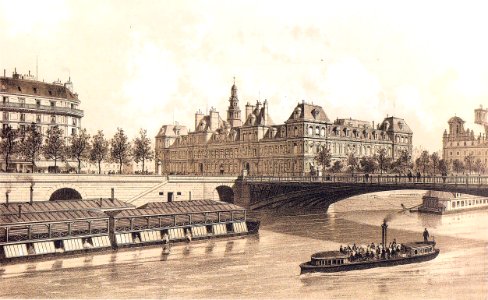 Hotel de Ville Paris Hoffbauer 1867