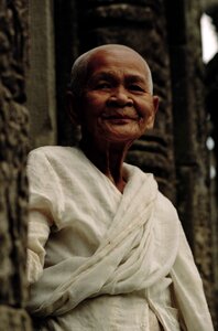 Serenity wisdom bayon temple photo