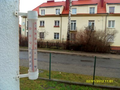 Hot winter in Gdańsk 2nd January 2012
