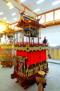 Hotei-tai, Hachiman shrine - Takayama Festival Float Exhibition Hall - Takayama, Gifu, Japan - DSC06563