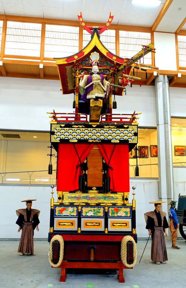 Hotei-tai, Hachiman shrine - Takayama Festival Float Exhibition Hall - Takayama, Gifu, Japan - DSC06555