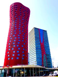 Hospitalet de Llobregat - Plaza de Europa, Torres de Toyo Ito (Torres Porta Fira), Hotel Porta Fira y Torre Realia BCN 11