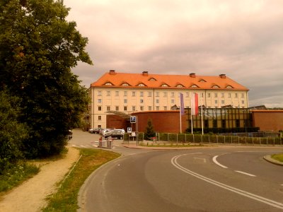 Hotel Bulwar widziany od ulicy Ślimak Getyński