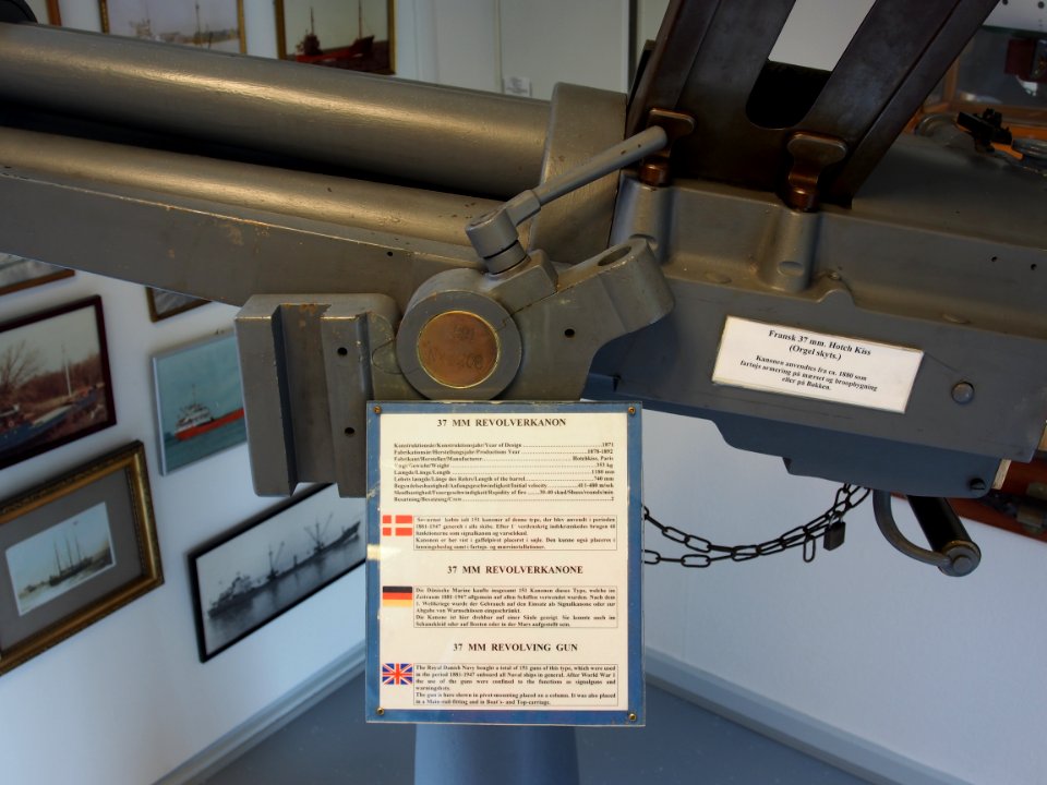 Hotchkiss Paris 37mm Revolving gun pic2
