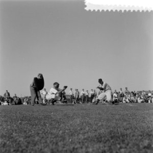 Honkbal EHS tegen VVGA in Haarlem, Bestanddeelnr 908-6857
