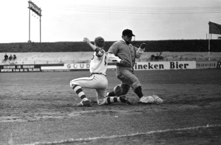 Honkbal Sparta tegen rest van Rotterdam 16-6 spelmoment, Bestanddeelnr 914-1017