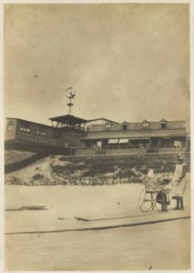 Hotel dÓrange, ziende vanaf het strand, Inventarisnummer NL-HlmNHA 24138