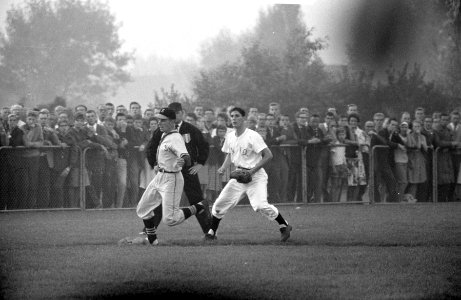 Honkbal OVVO tegen Schoten. Spelmoment, Bestanddeelnr 912-9620