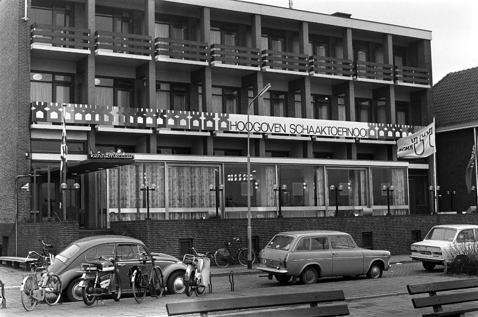 Hoogoven-schaaktoernooi in Wijk aan Zee , exterieur Hotel Kennemerduin te Wijk a, Bestanddeelnr 926-1595