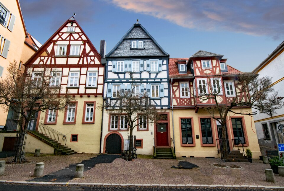 Germany historic center truss
