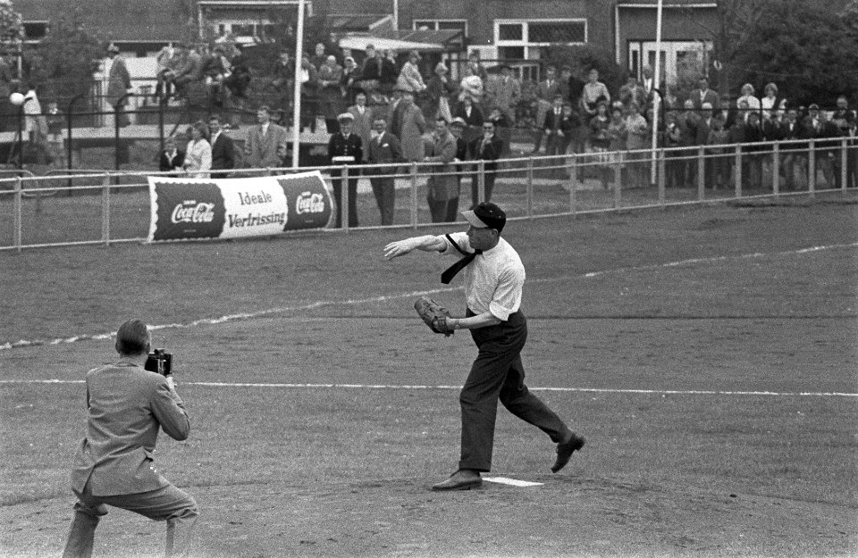 Honkbal Nederland tegen Belgie 8-1 te Haarlem, Bestanddeelnr 911-2566