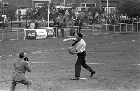 Honkbal Nederland tegen Belgie 8-1 te Haarlem, Bestanddeelnr 911-2566