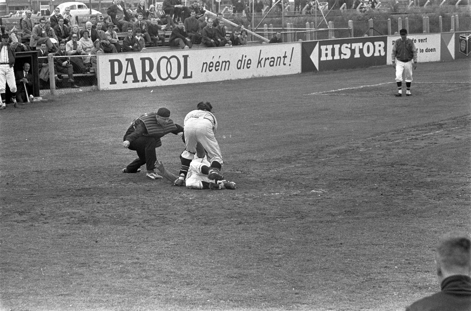 Honkbal Sparta tegen EDO 8-1 Speelmomenten, Bestanddeelnr 915-2684