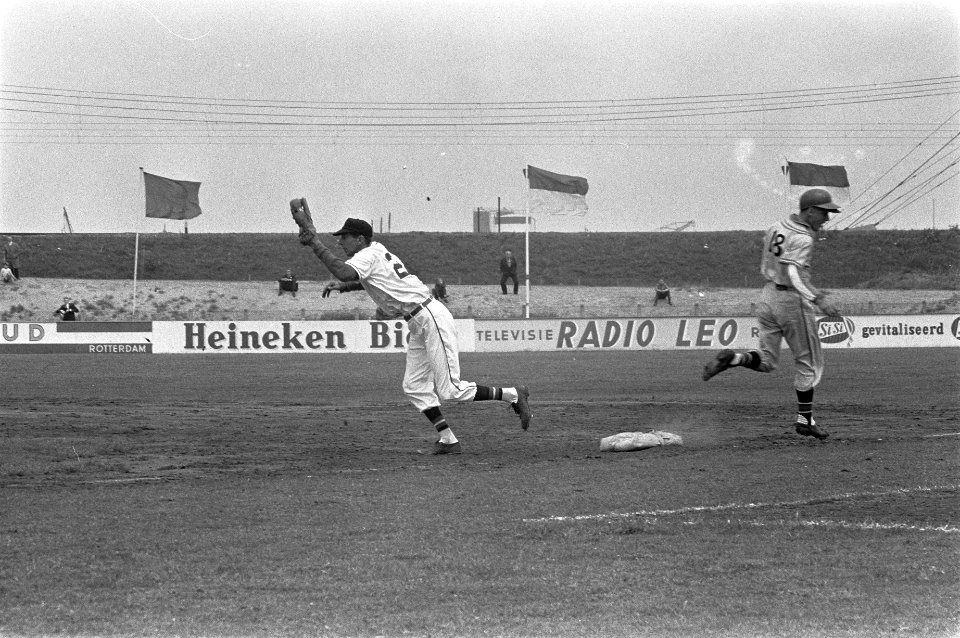 Honkbal Sparta tegen EDO 8-1 Speelmomenten, Bestanddeelnr 915-2683